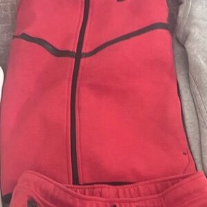 Men Red Track Pants